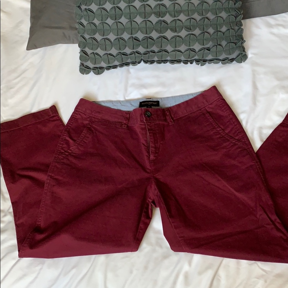 Banana Republic Boyfriend Jean Twill Pants